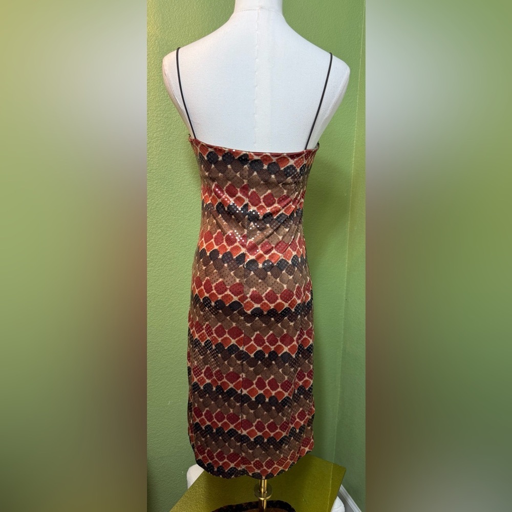 Multicolor Patterned Dress - Picture 3 of 5